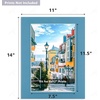 image:imageGolden State Art 10 Pack 8x10 White Picture Mat for 5x7 Photos  White Core Bevel Edge Acid Free 4ply Thick Framing Picture MatsMix