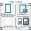 image:imageGolden State Art 10 Pack 8x10 White Picture Mat for 5x7 Photos  White Core Bevel Edge Acid Free 4ply Thick Framing Picture MatsMix