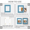 image:imageGolden State Art 10 Pack 8x10 White Picture Mat for 5x7 Photos  White Core Bevel Edge Acid Free 4ply Thick Framing Picture MatsMix