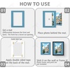 image:imageGolden State Art 10 Pack 8x10 White Picture Mat for 5x7 Photos  White Core Bevel Edge Acid Free 4ply Thick Framing Picture MatsMix