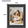 image:imageGolden State Art 10 Pack Black 11x14 Mat for 85x11 PhotoBackingsBags  Acid Free PreCut Picture Photo Mat with 8x105 inch Opening White Core Bevel Cut Complete Mattes Set11x14 for 85x11  10Pack Black Mats