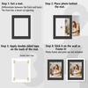 image:imageGolden State Art 10 Pack Black PreCut 11x14 Picture Mat for 85x11 Photo  Acid Free Photo Mat with 8x105 inch Opening White Core High Premier Bevel Cut Mattes11x14 for 85x11  10Pack Black Mats