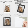 image:imageGolden State Art 10 Pack Black PreCut 11x14 Picture Mat for 85x11 Photo  Acid Free Photo Mat with 8x105 inch Opening White Core High Premier Bevel Cut Mattes11x14 for 85x11  10Pack Complete Set