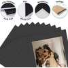 image:imageGolden State Art 10 Pack Black PreCut 11x14 Picture Mat for 85x11 Photo  Acid Free Photo Mat with 8x105 inch Opening White Core High Premier Bevel Cut Mattes11x14 for 85x11  25Pack Black Mats