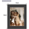 image:imageGolden State Art 10 Pack Black PreCut 11x14 Picture Mat for 85x11 Photo  Acid Free Photo Mat with 8x105 inch Opening White Core High Premier Bevel Cut Mattes11x14 for 85x11  25Pack Black Mats