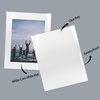 image:imageGolden State Art 10 Pack White 11x14 Mat for 85x11 PhotoBackingsBags  PreCut Mats with 8x105 inch Opening Fit 85x11 Picture Acid Free White Core High Premier Bevel Cut Mattes Sets25 Complete Set