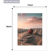 image:imageGolden State Art 10 Pack White 11x14 Mat for 85x11 PhotoBackingsBags  PreCut Mats with 8x105 inch Opening Fit 85x11 Picture Acid Free White Core High Premier Bevel Cut Mattes Sets10 Pack