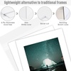 image:imageGolden State Art 10 Pack White 11x14 Mat for 85x11 PhotoBackingsBags  PreCut Mats with 8x105 inch Opening Fit 85x11 Picture Acid Free White Core High Premier Bevel Cut Mattes Sets10 Complete Set