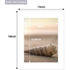 image:imageGolden State Art 10 Pack White 11x14 Mat for 85x11 PhotoBackingsBags  PreCut Mats with 8x105 inch Opening Fit 85x11 Picture Acid Free White Core High Premier Bevel Cut Mattes Sets25 Pack