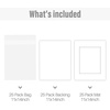 image:imageGolden State Art 10 Pack White 11x14 Mat for 85x11 PhotoBackingsBags  PreCut Mats with 8x105 inch Opening Fit 85x11 Picture Acid Free White Core High Premier Bevel Cut Mattes Sets25 Complete Set