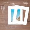 image:imageGolden State Art 10 Pack White 8x10 Mat for 5x7 Photo include BackingsBags  AcidFree PreCut Kit Mats Matte Sets with White Core Bevel Cut 45x65 Opening for 5x7 PhotosPictures Artwork and Prints8 x 10 Pack of 25 White Complete Set