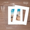 image:imageGolden State Art 10 Pack White 8x10 Mat for 5x7 Photo include BackingsBags  AcidFree PreCut Kit Mats Matte Sets with White Core Bevel Cut 45x65 Opening for 5x7 PhotosPictures Artwork and Prints8 x 10 Pack of 10 White Complete Set