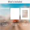 image:imageGolden State Art 10 Pack White 8x10 Mat for 5x7 Photo include BackingsBags  AcidFree PreCut Kit Mats Matte Sets with White Core Bevel Cut 45x65 Opening for 5x7 PhotosPictures Artwork and Prints8 x 10 Pack of 10 White Complete Set
