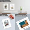 image:imageGolden State Art 10 Pack White 8x10 Mat for 5x7 Photo include BackingsBags  AcidFree PreCut Kit Mats Matte Sets with White Core Bevel Cut 45x65 Opening for 5x7 PhotosPictures Artwork and Prints8 x 10 Pack of 10 White Mat