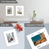 image:imageGolden State Art 10 Pack White 8x10 Mat for 5x7 Photo include BackingsBags  AcidFree PreCut Kit Mats Matte Sets with White Core Bevel Cut 45x65 Opening for 5x7 PhotosPictures Artwork and Prints8 x 10 Pack of 25 White Mat