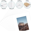 image:imageGolden State Art 10 Pack White 8x10 Mat for 5x7 Photo include BackingsBags  AcidFree PreCut Kit Mats Matte Sets with White Core Bevel Cut 45x65 Opening for 5x7 PhotosPictures Artwork and Prints8 x 10 Pack of 25 White Mat