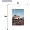 image:imageGolden State Art 10 Pack White 8x10 Mat for 5x7 Photo include BackingsBags  AcidFree PreCut Kit Mats Matte Sets with White Core Bevel Cut 45x65 Opening for 5x7 PhotosPictures Artwork and Prints8 x 10 Pack of 25 White Mat