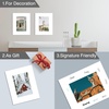 image:imageGolden State Art 10 Pack White 8x10 Mat for 5x7 Photo include BackingsBags  AcidFree PreCut Kit Mats Matte Sets with White Core Bevel Cut 45x65 Opening for 5x7 PhotosPictures Artwork and Prints8 x 10 Pack of 50 White Mat