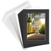 image:imageGolden State Art 10 Pack White 8x10 Mats for 5x7 PhotoBackingBag  PreCut Picture Mats Kits Mattes with White Core Bevel Cut 45x65 Opening for 5x7 PhotosBlack