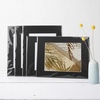 image:imageGolden State Art 10 Pack White 8x10 Mats for 5x7 PhotoBackingBag  PreCut Picture Mats Kits Mattes with White Core Bevel Cut 45x65 Opening for 5x7 PhotosBlack