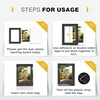 image:imageGolden State Art 10 Pack White 8x10 Mats for 5x7 PhotoBackingBag  PreCut Picture Mats Kits Mattes with White Core Bevel Cut 45x65 Opening for 5x7 PhotosBlack