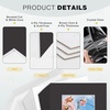 image:imageGolden State Art 10 Pack White 8x10 Mats for 5x7 PhotoBackingBag  PreCut Picture Mats Kits Mattes with White Core Bevel Cut 45x65 Opening for 5x7 PhotosBlack