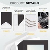 image:imageGolden State Art 10 Pack White 8x10 Mats for 5x7 PhotoBackingBag  PreCut Picture Mats Kits Mattes with White Core Bevel Cut 45x65 Opening for 5x7 PhotosBlack