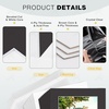 image:imageGolden State Art 10 Pack White 8x10 Mats for 5x7 PhotoBackingBag  PreCut Picture Mats Kits Mattes with White Core Bevel Cut 45x65 Opening for 5x7 PhotosBlack
