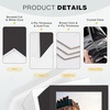 image:imageGolden State Art 10 Pack White 8x10 Mats for 5x7 PhotoBackingBag  PreCut Picture Mats Kits Mattes with White Core Bevel Cut 45x65 Opening for 5x7 PhotosBlack