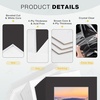 image:imageGolden State Art 10 Pack White 8x10 Mats for 5x7 PhotoBackingBag  PreCut Picture Mats Kits Mattes with White Core Bevel Cut 45x65 Opening for 5x7 PhotosBlack