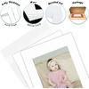 image:imageGolden State Art 10 Pack White Picture Mat 11x14 For 8x10 with BakcingBags  AcidFree PreCut 4PlyBevel Cut White Core 75x95 Opening for 8x10 PrintPhotosPictures and Artwork11 x 14 10Pack Complete Set
