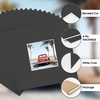 image:imageGolden State Art 15 Pack 5x7 White Picture Mat for 4x6 Photos  White Core Bevel Cut Acid Free 4ply Thick Framing MatsBlack