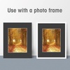 image:imageGolden State Art 15 Pack 5x7 White Picture Mat for 4x6 Photos  White Core Bevel Cut Acid Free 4ply Thick Framing MatsBlack