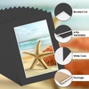 image:imageGolden State Art 15 Pack 5x7 White Picture Mat for 4x6 Photos  White Core Bevel Cut Acid Free 4ply Thick Framing MatsBlack