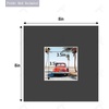 image:imageGolden State Art 15 Pack 5x7 White Picture Mat for 4x6 Photos  White Core Bevel Cut Acid Free 4ply Thick Framing MatsBlack