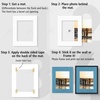 image:imageGolden State Art 15 Pack 5x7 White Picture Mat for 4x6 Photos  White Core Bevel Cut Acid Free 4ply Thick Framing MatsMix