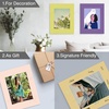 image:imageGolden State Art 15 Pack 5x7 White Picture Mat for 4x6 Photos  White Core Bevel Cut Acid Free 4ply Thick Framing MatsMix