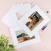 image:imageGolden State Art 15 Pack 5x7 White Picture Mat for 4x6 Photos  White Core Bevel Cut Acid Free 4ply Thick Framing MatsWhite