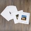 image:imageGolden State Art 15 Pack 5x7 White Picture Mat for 4x6 Photos  White Core Bevel Cut Acid Free 4ply Thick Framing MatsWhite