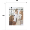 image:imageGolden State Art 15 Pack 5x7 White Picture Mat for 4x6 Photos  White Core Bevel Cut Acid Free 4ply Thick Framing MatsWhite