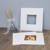 image:imageGolden State Art 15 Pack 5x7 White Picture Mat for 4x6 Photos  White Core Bevel Cut Acid Free 4ply Thick Framing MatsWhite