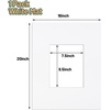 image:imageGolden State Art 16x20 Mats Cut for 8x10  White Color Signature Mat  Bevel Cut Acid Free 4ply Thickness White Core  Great for Weddings Baby Showers Prints Pictures Photos