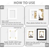 image:imageGolden State Art 20 Pack 8x10 White Picture Mats for 5x7 Pictures  Acid Free White Core Bevel Cut Picture Matting with 45 x 65 Opening for 5x7 Photos10 Pack Mats 8x10