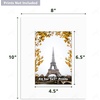 image:imageGolden State Art 20 Pack 8x10 White Picture Mats for 5x7 Pictures  Acid Free White Core Bevel Cut Picture Matting with 45 x 65 Opening for 5x7 Photos10 Pack Mats 8x10