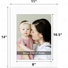 image:imageGolden State Art 25 Pack 11x14 White Picture Mats for 85x11 Photo  Acid Free Photo Mat with 8x105 inch Opening Fit for 85x11 Prints White Core Bevel Cut PreCut Mattes20 Single Mattes