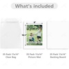 image:imageGolden State Art 25 Pack 11x14 White Picture Mats for 85x11 Photo  Acid Free Photo Mat with 8x105 inch Opening Fit for 85x11 Prints White Core Bevel Cut PreCut Mattes25Pack Full Set