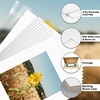image:imageGolden State Art 25 Pack 16x20 Mat for 11x14 Pictures with Backing amp Bags  Black Color AcidFree PreCut 105x135 Opening for 11x14 Pictures amp Prints White Core Bevel Cut Mattes SetsWhite