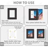 image:imageGolden State Art 25 Pack Black PreCut 8x10 Picture Mat for 5x7 Photo  AcidFree White Core Bevel Cut Frame Mattes with 45x65 inch Opening for 5x7 Prints Pictures Artworks8 x 10 Pack of 25 Black Mat