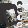 image:imageGolden State Art 25 Pack Black PreCut 8x10 Picture Mat for 5x7 Photo  AcidFree White Core Bevel Cut Frame Mattes with 45x65 inch Opening for 5x7 Prints Pictures Artworks8 x 10 Pack of 50 Black Mat