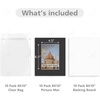 image:imageGolden State Art 25 Pack Black PreCut 8x10 Picture Mat for 5x7 Photo  AcidFree White Core Bevel Cut Frame Mattes with 45x65 inch Opening for 5x7 Prints Pictures Artworks8 x 10 Pack of 10 Black Complete Set